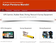 Tablet Screenshot of karyaperdanamandiri.com